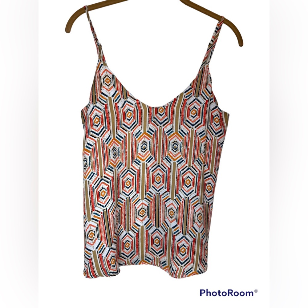 Allison Joy tank cami v-neck southwestern print size S